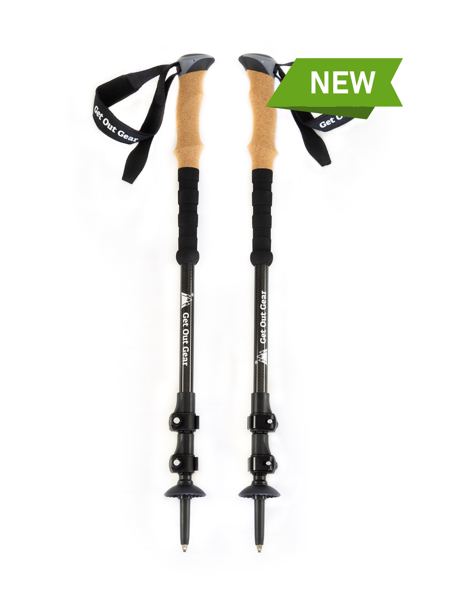 Image of Ultra Strong Carbon Fiber Trekking Poles