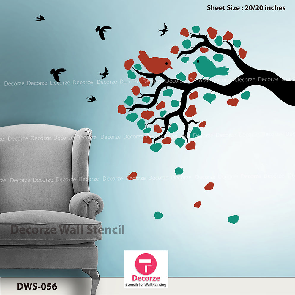 Floral Tree Branch art painting for bedroom wall arts | Wall ...