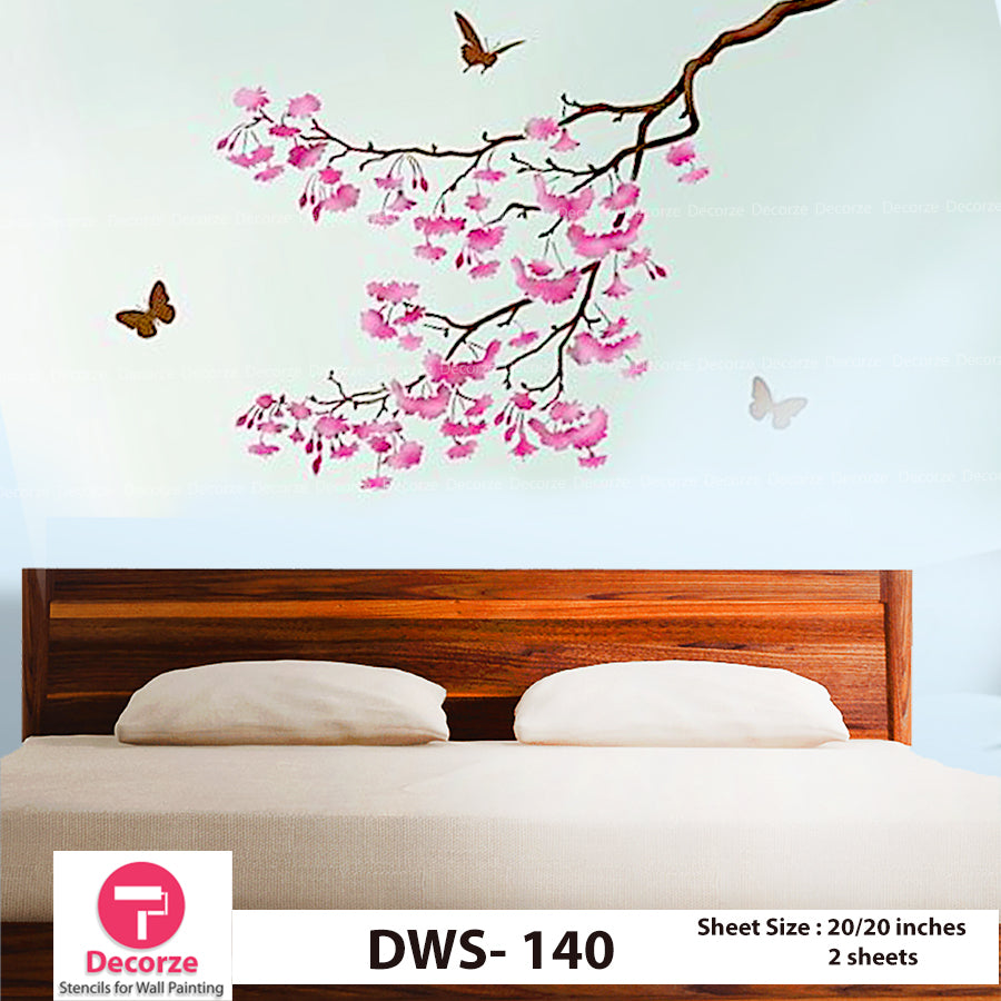 Blossom Tree branch | Wall Painting Designs| Painting Ideas DWS ...