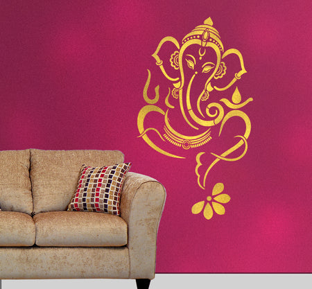 Ganesha Wall Art Stencil Ganesha Wall Painting Vinayaka Wall Painting Ganesha Wall Painting Designs G 05 Reusable Wall Painting Stencils