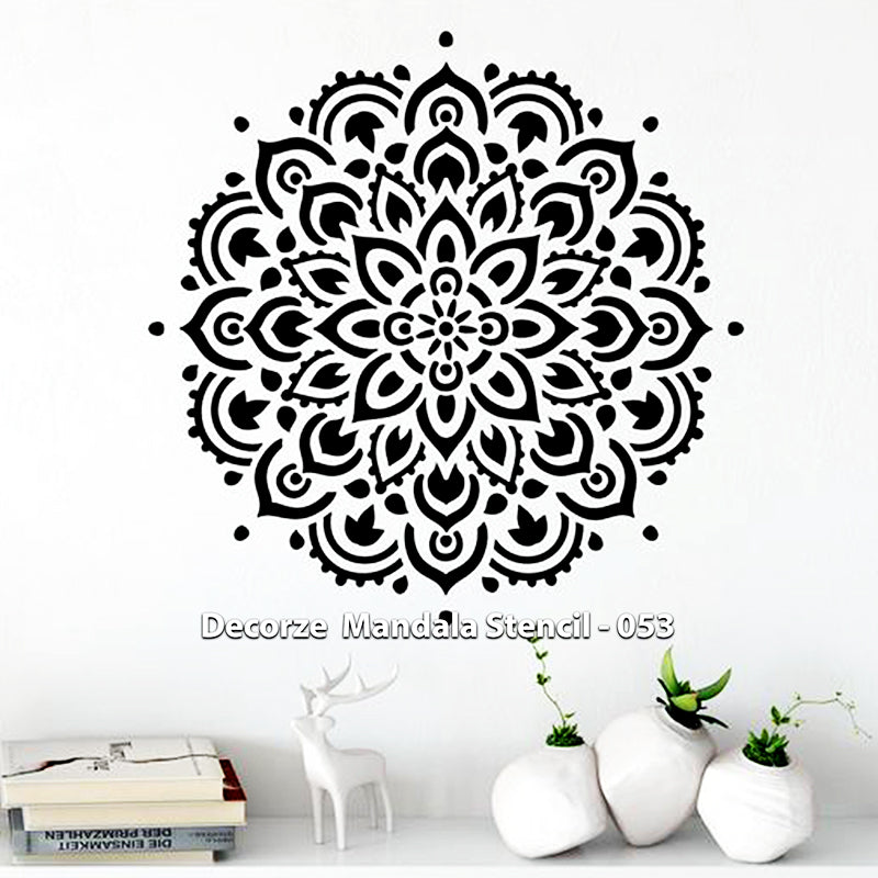 Mandala swoosh stencil – Creative Designs By Kari