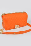Azalea Clutch Handbag-Orange