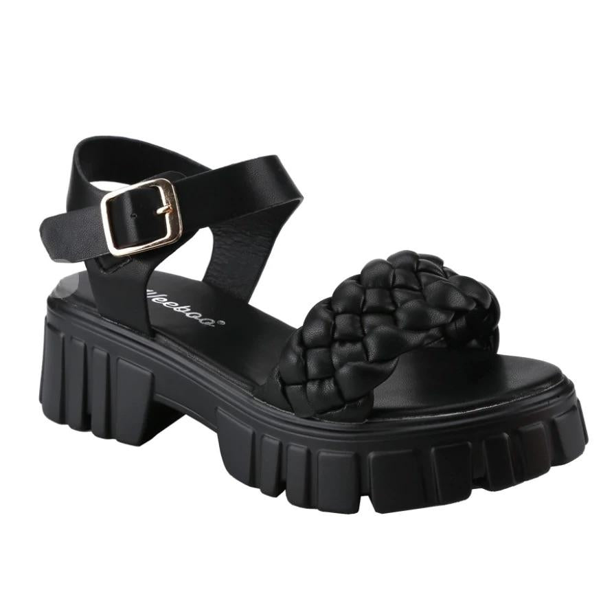 Hillary Sandals- Black – Atlanta Shoe Studio