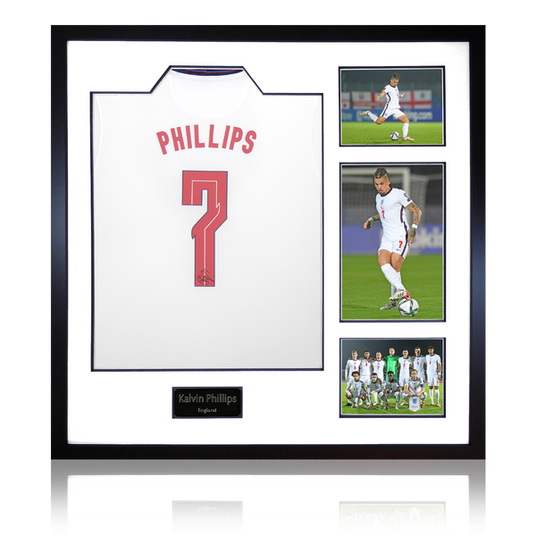 Kyle Walker England National Team Autographed 2016-2017 Home Jersey - ICONS