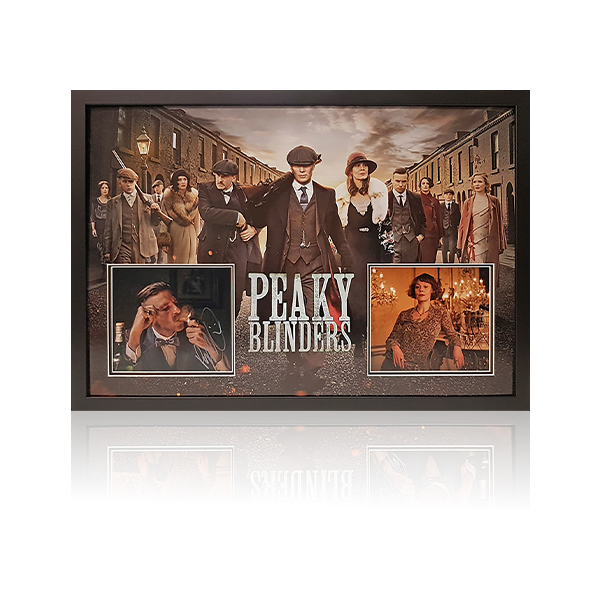Peaky Blinders Paul Anderson And Helen Mccrory Signed Framed Display The Fan Cave Memorabilia 