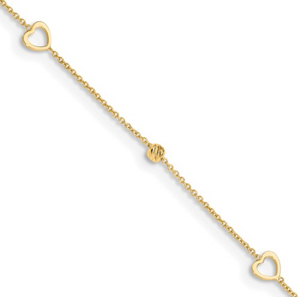 Gold Bracelet 001-440-00157 14KY - Gold Bracelets, P.J. Rossi Jewelers