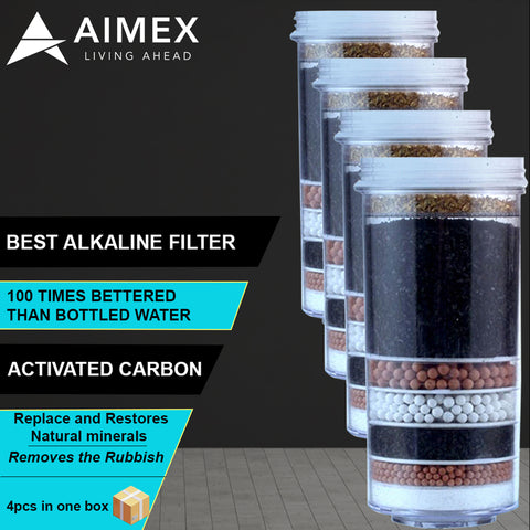 AIMEX WATER FILTER 8 STAGE PRESTIGE HEALTHY PURE BPA FREE SHIPPING x 4