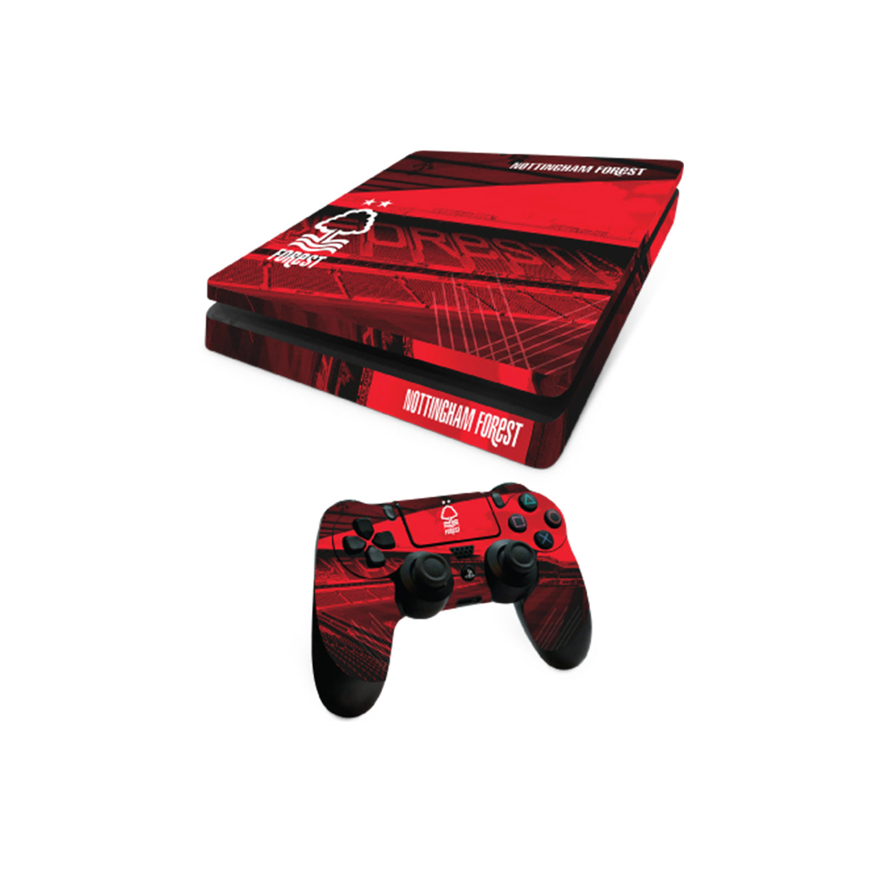 Nffc Ps4 Slim Console And Controller Skin Bundle Nottingham Forest Fc
