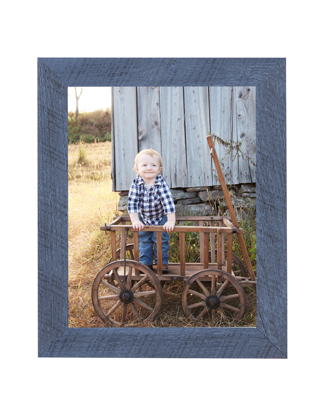 4x4 Rustic Barn Wood Standard Instagram Photo Frame