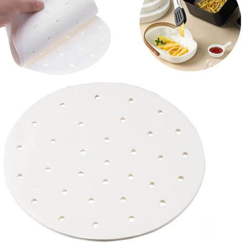 Disposable Air Fryer Liners Non-Stick Cooking Parchment Paper - 6.3inc –  Mangata