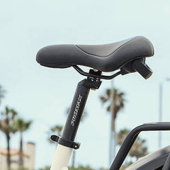 Dirwin Pioneer Step-Thru Fat Tire Electric Bike saddle