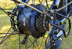 Dirwin Seeker Step-Thru Fat Tire Electric Bike motor