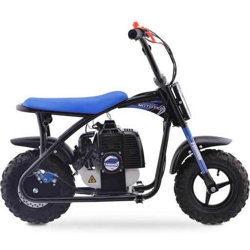 MotoTec Warrior 52cc 2-Stroke Kids Gas Dirt Bike Black
