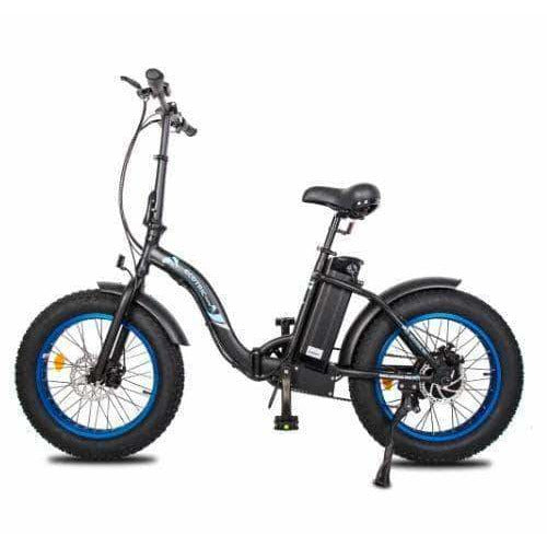 UL Certified-Ecotric 20inch black Portable and folding fat bike model Dolphin