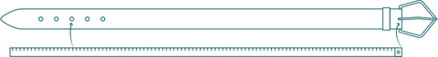 Guide til at måle din bæltestørrelse