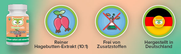 Hagebutten Kapseln von Vitamineule