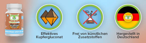 Kupfer Kapseln von Vitamineule