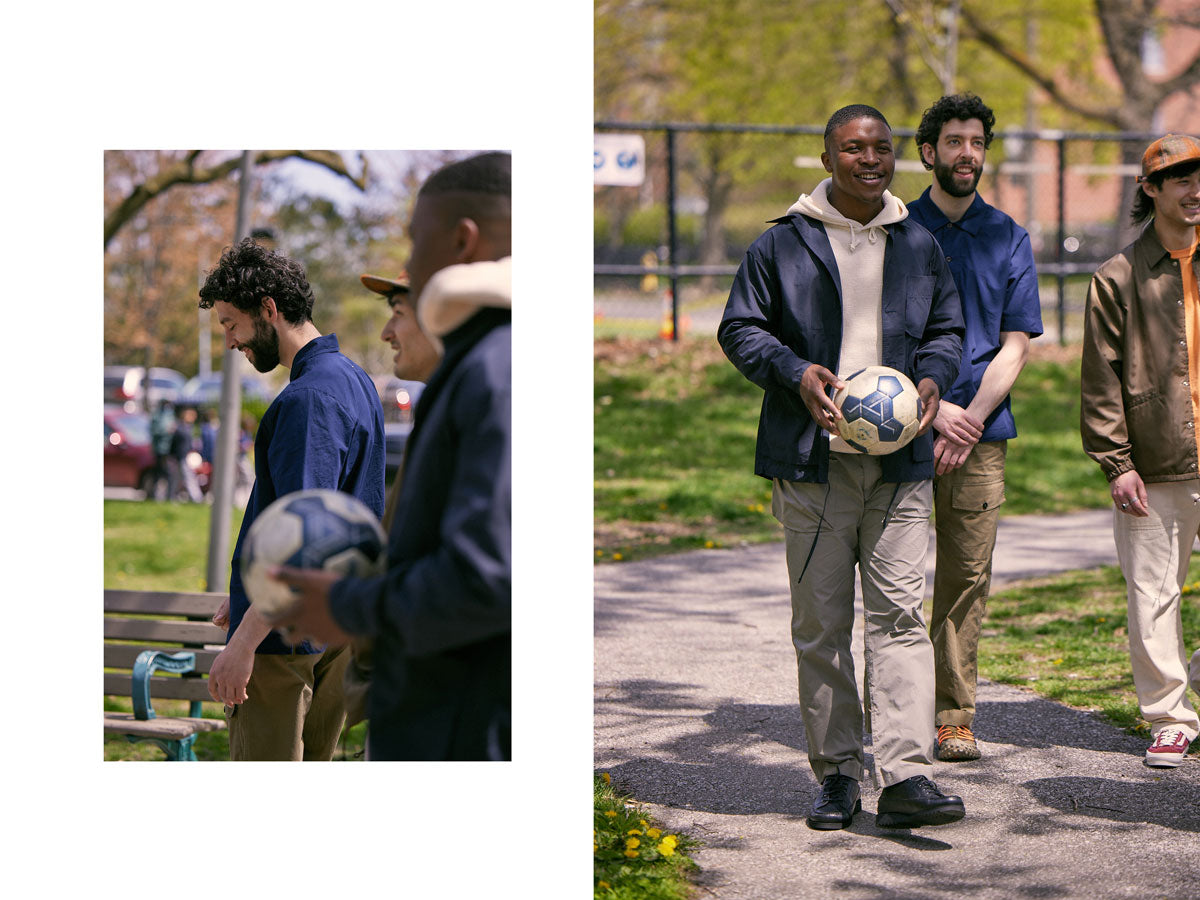 Adsum, Engineered Garments, Paraboot, New Balance, Made in the USA, The Real McCoy's, Real McCoy's, Made in Japan, Heritage style, Workwear, football, soccer, the pitch