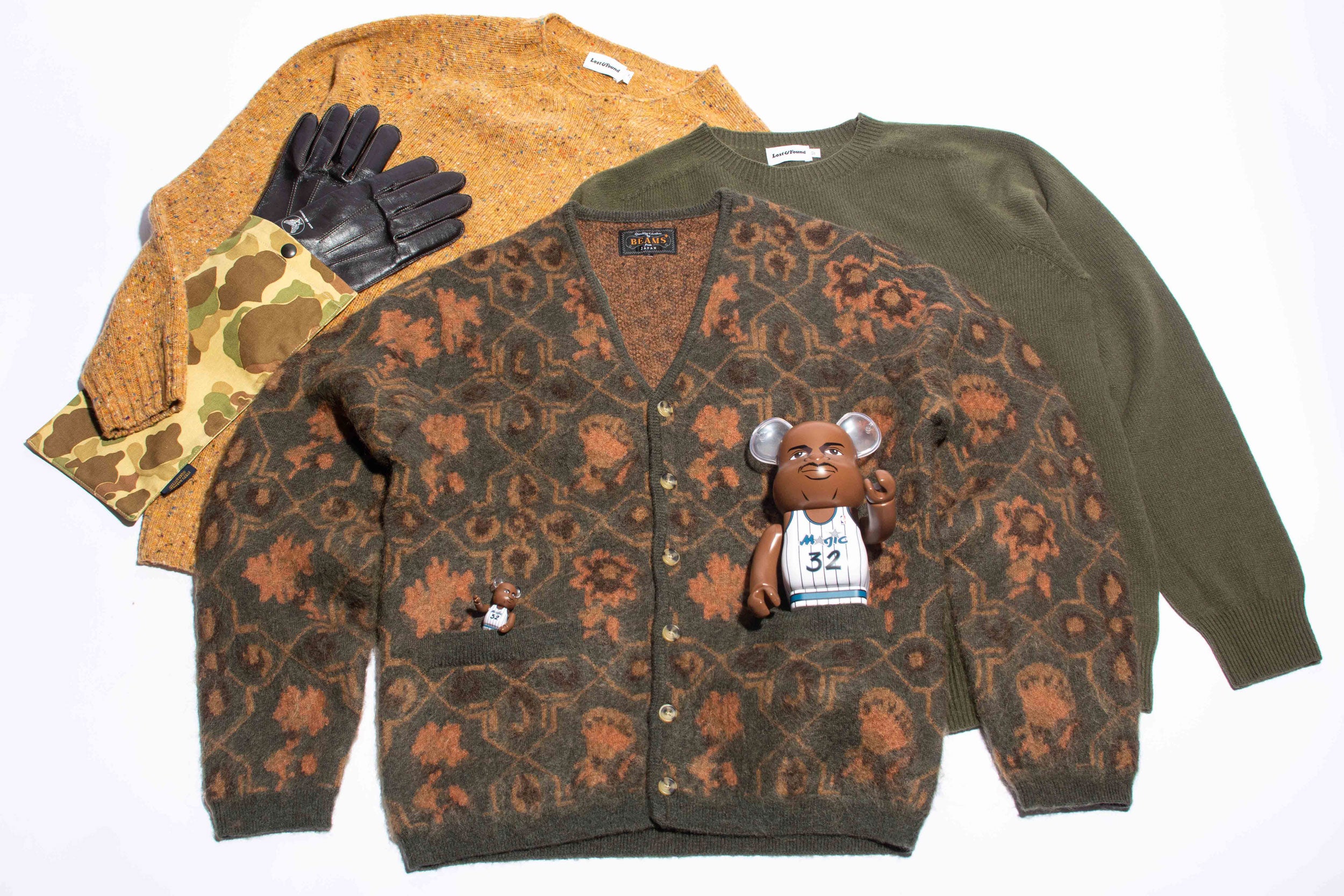 Beams Plus, The Real McCoy's, Made in Scotland, Shaq, Medicom, Bearbrick