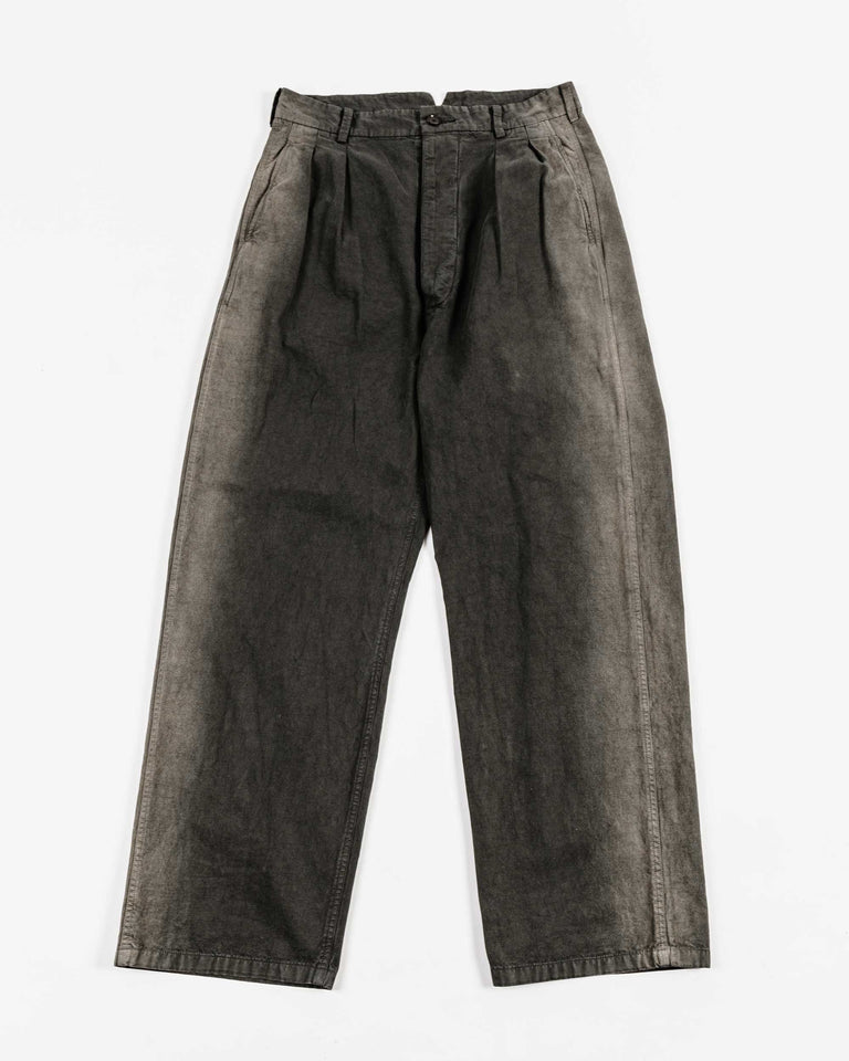 Auralee Hard Twist Denim Wide Pants Indigo