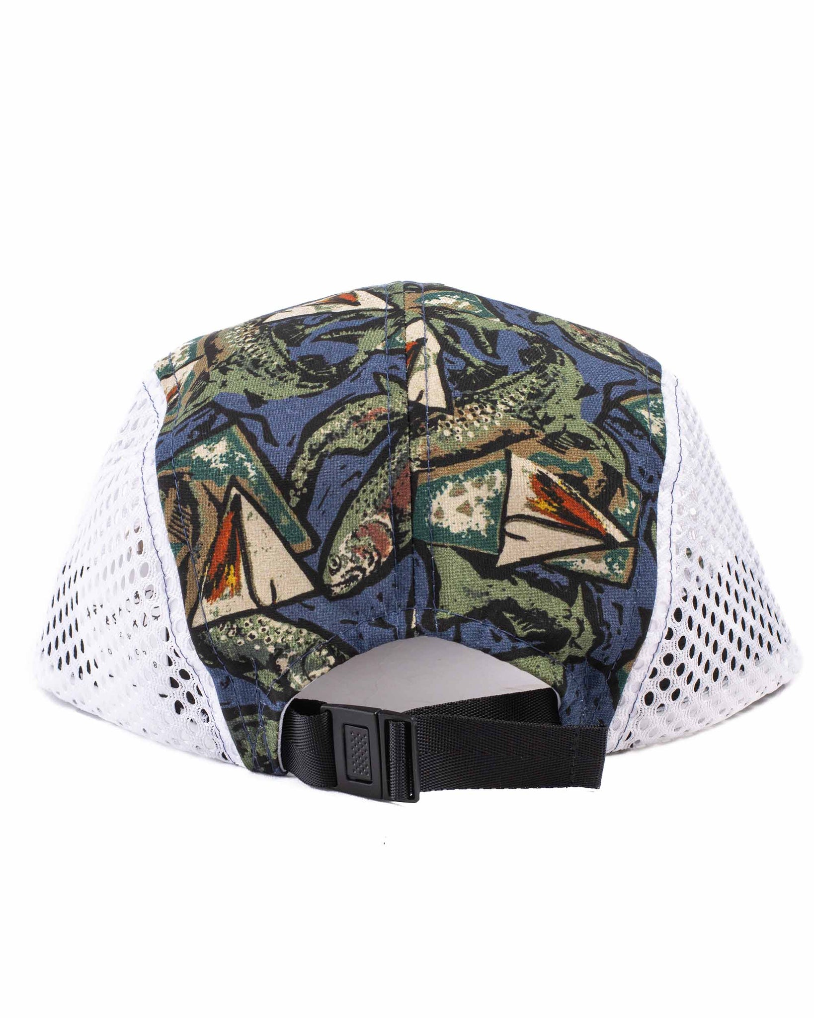 Beams Plus Fishing Mesh Cap Print Fish