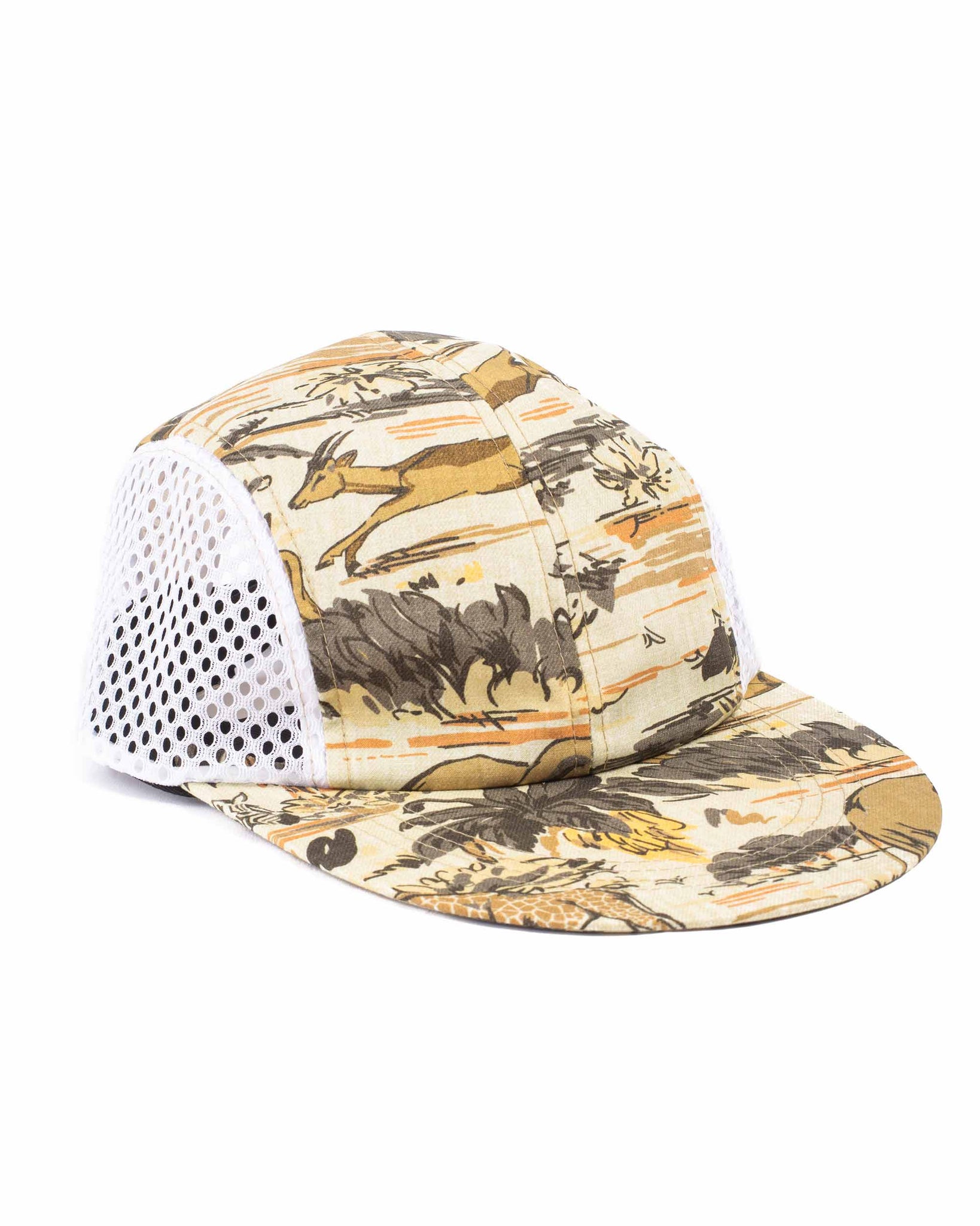 Beams Plus Fishing Mesh Cap Print Safari