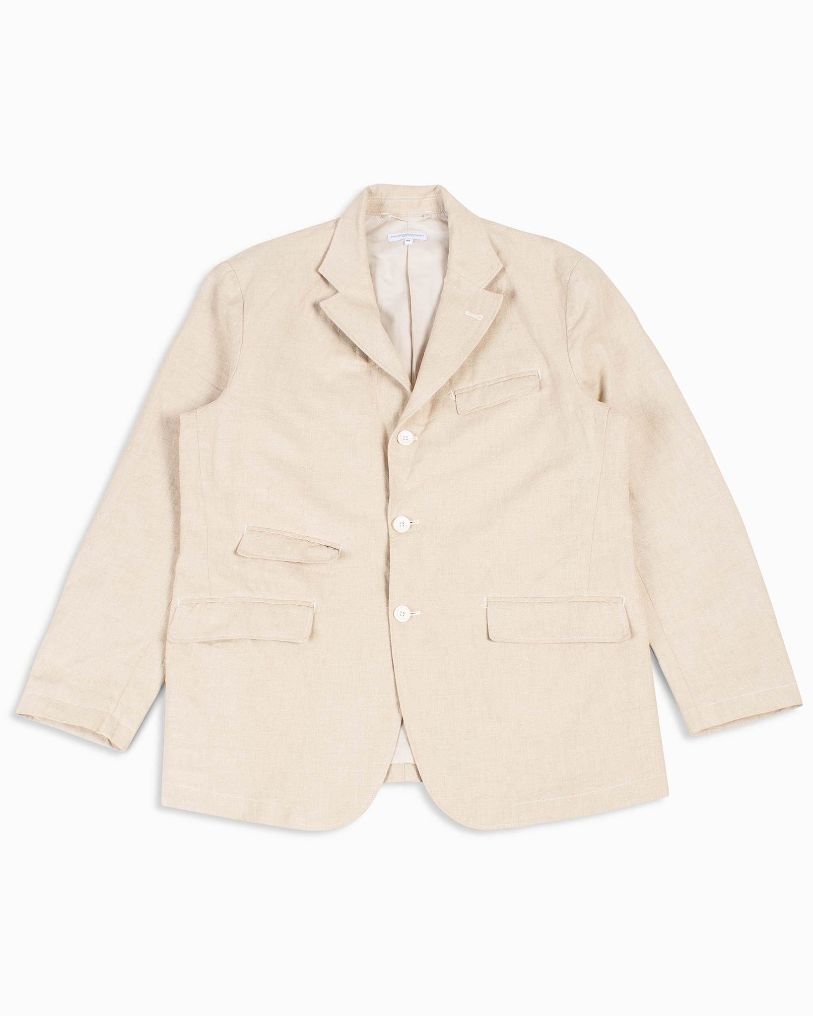 Engineered Garments Andover Jacket Natural Linen Cotton