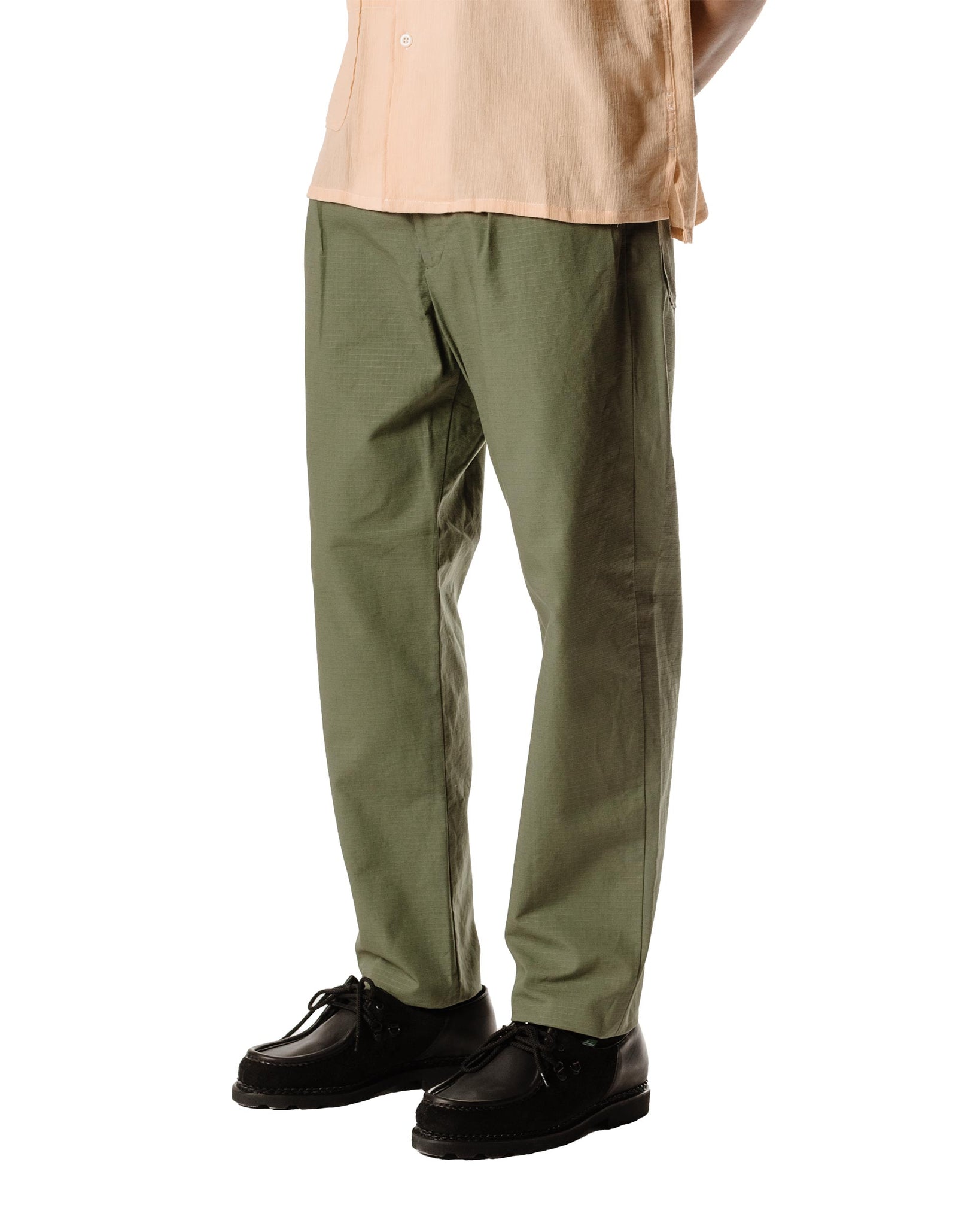 Engineered Garments Carlyle Pant Olive Cotton Ripstop