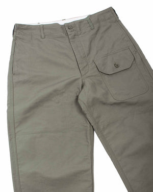 Engineered Garments Deck Pant Olive Cotton Double Cloth