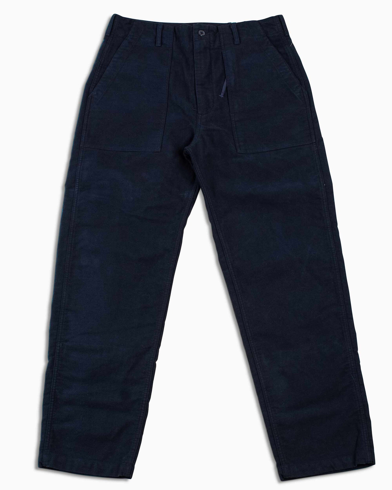 Engineered Garments Fatigue Pant Dark Navy Cotton Moleskin