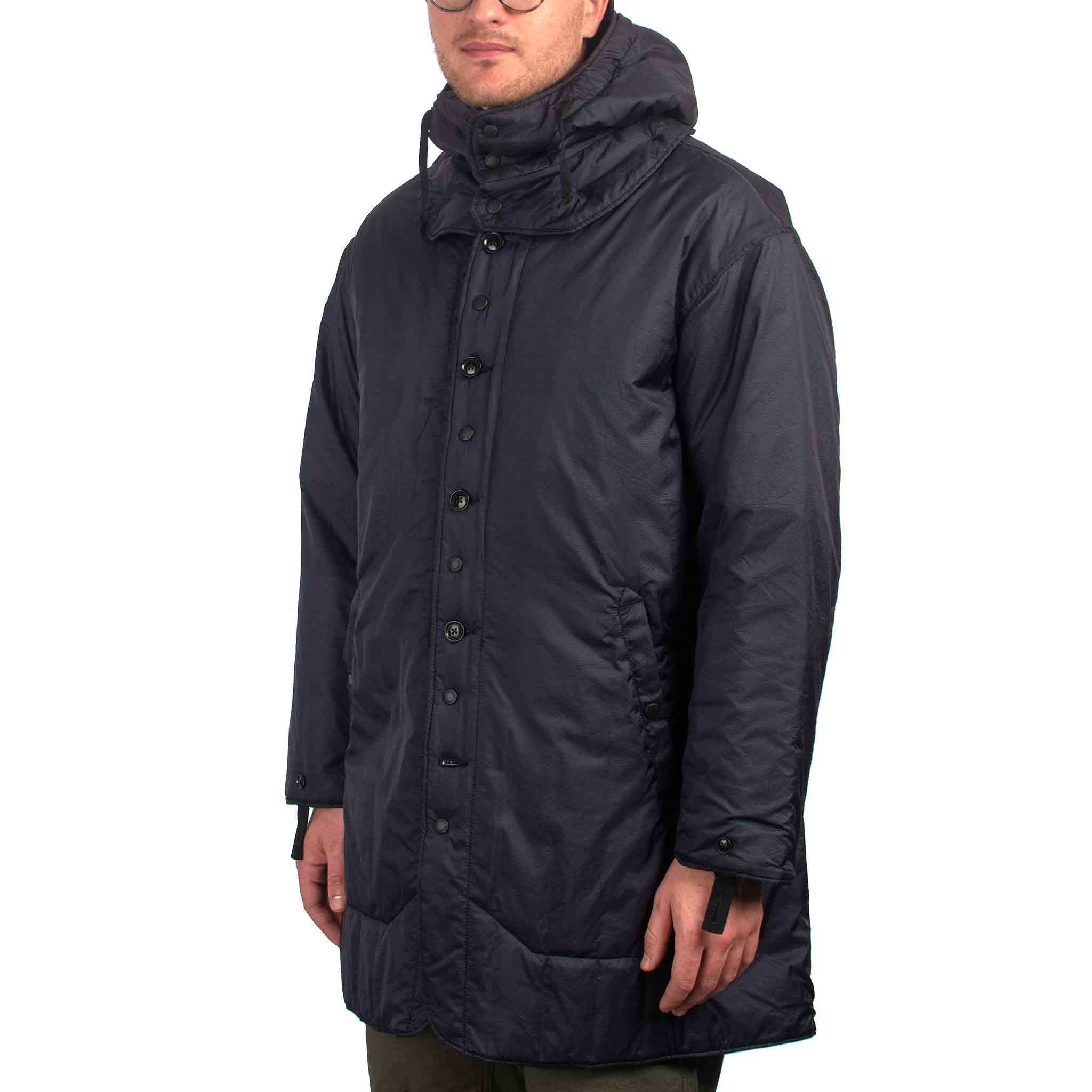 Engineered Garments Liner Jacket Dark Navy Nylon Micro Ripstop