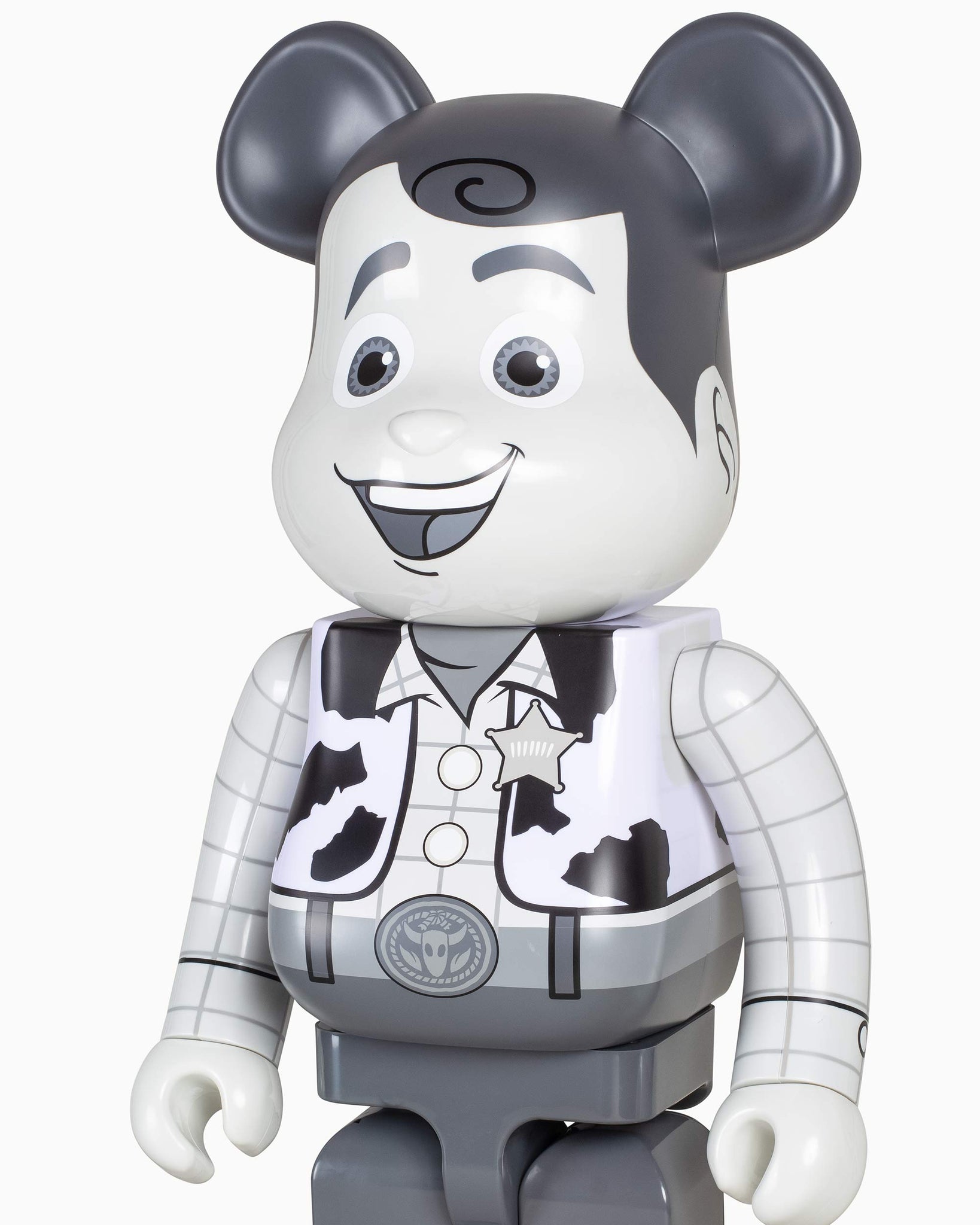 完成品 BE＠RBRICK ベアブリック WOODY B\u0026WVer.1000％ ウッディ