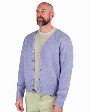 Stüssy Brushed Cardigan Lavender