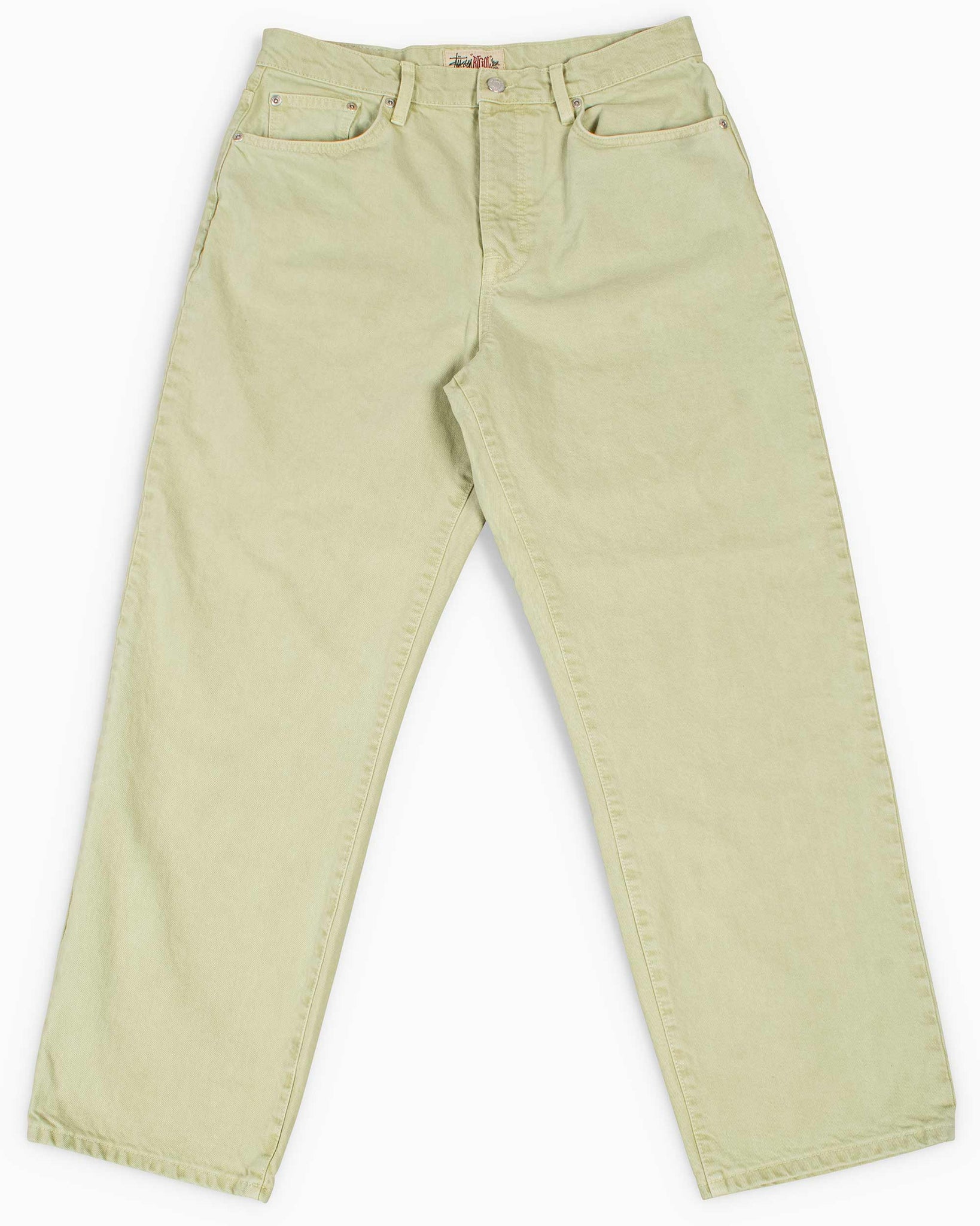 stussy DOUBLE DYE BIG ´OL JEANS w34 クリーム-