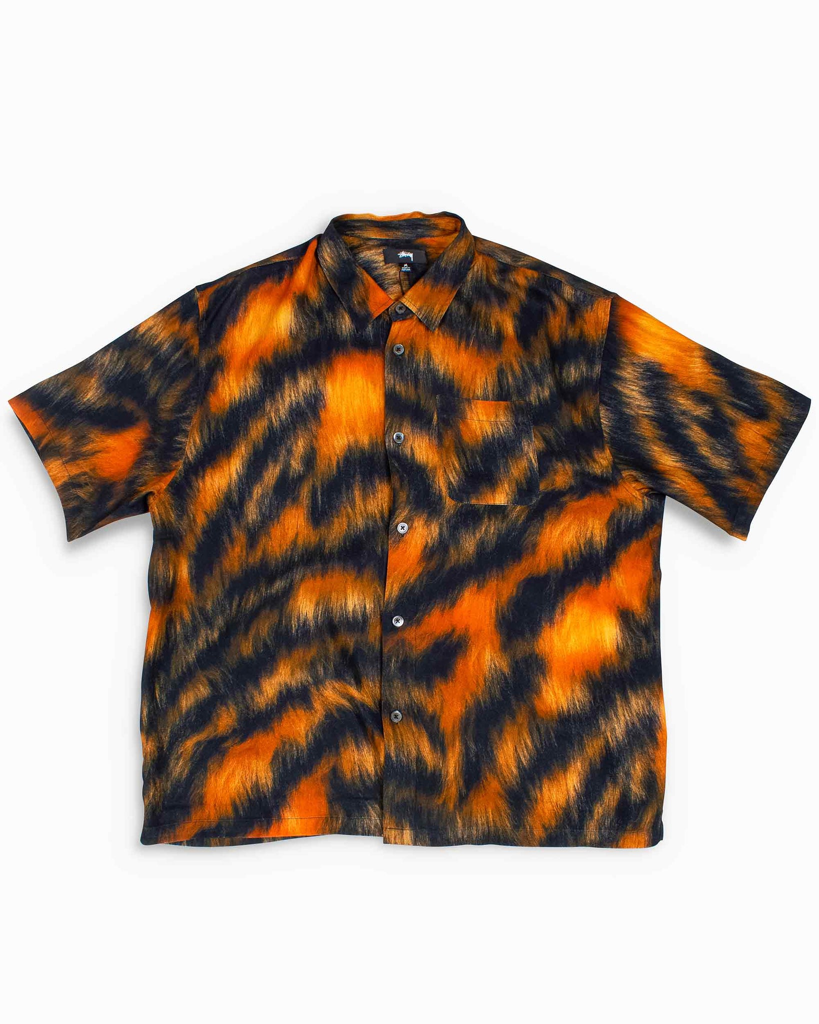 Stüssy Fur Print Shirt Tiger