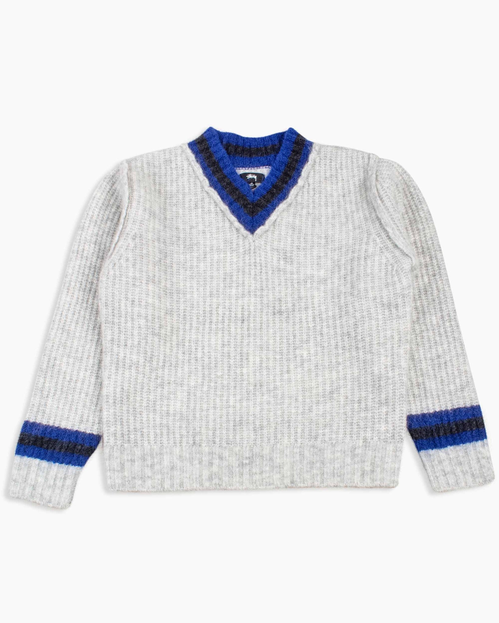 Stüssy Mohair Tennis Sweater Ash