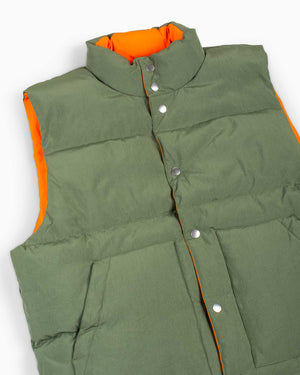 Stüssy Rev. Down Workgear Vest Olive