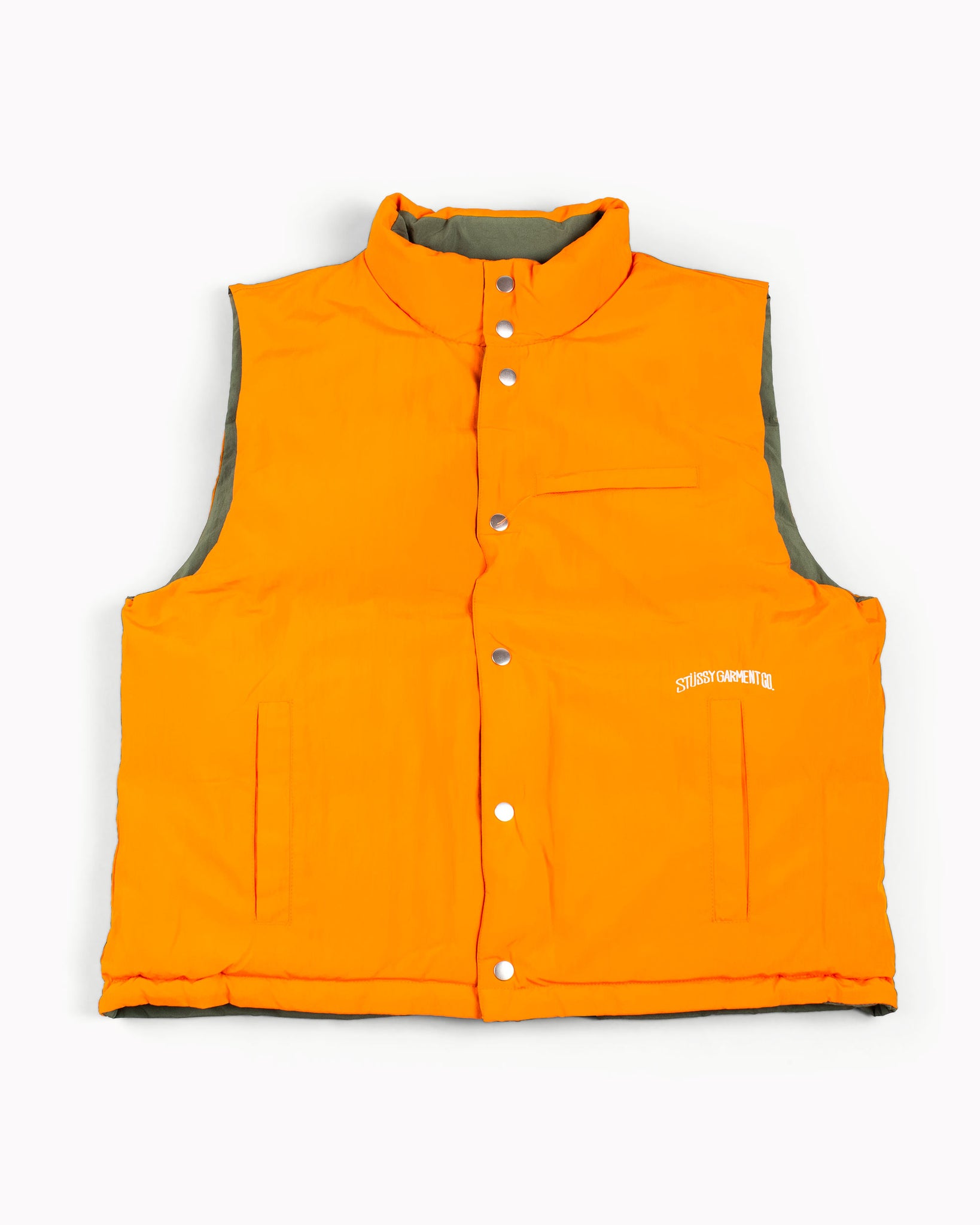 Stüssy Rev. Down Workgear Vest Olive