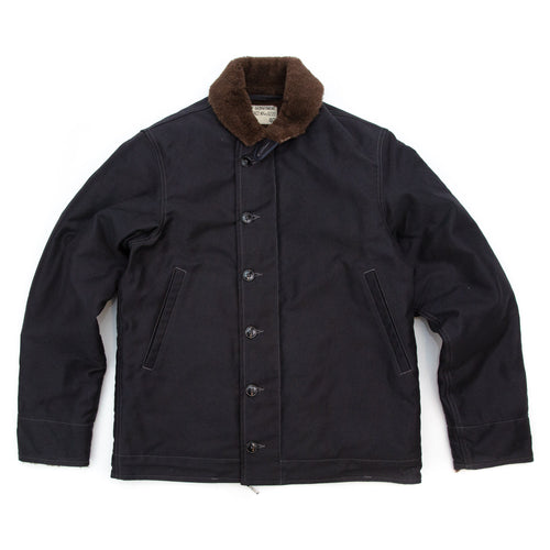 The Real McCoy's MJ14109 N-1 Deck Jacket (Navy)