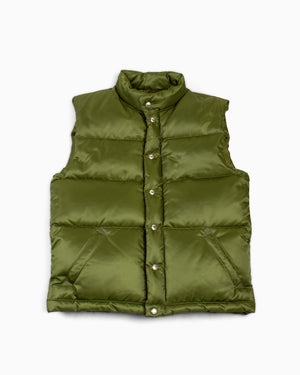 The Real McCoy's MJ17166 Nylon Down Vest Olive