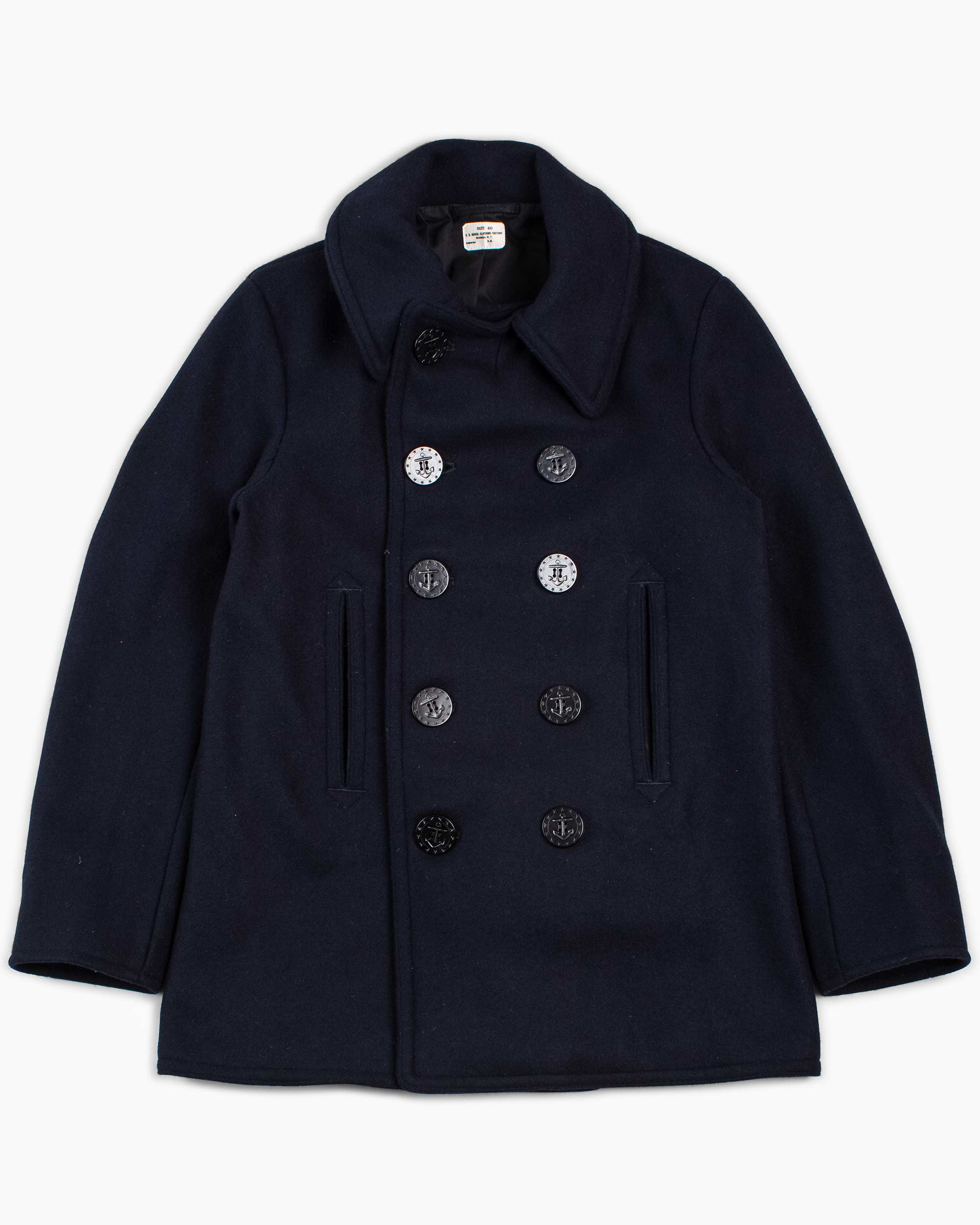 The Real McCoy's MJ18131 U.S. Navy Pea Coat (WWII)