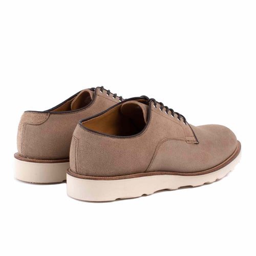 Viberg Natural Chromexcel Roughout Derby Shoe