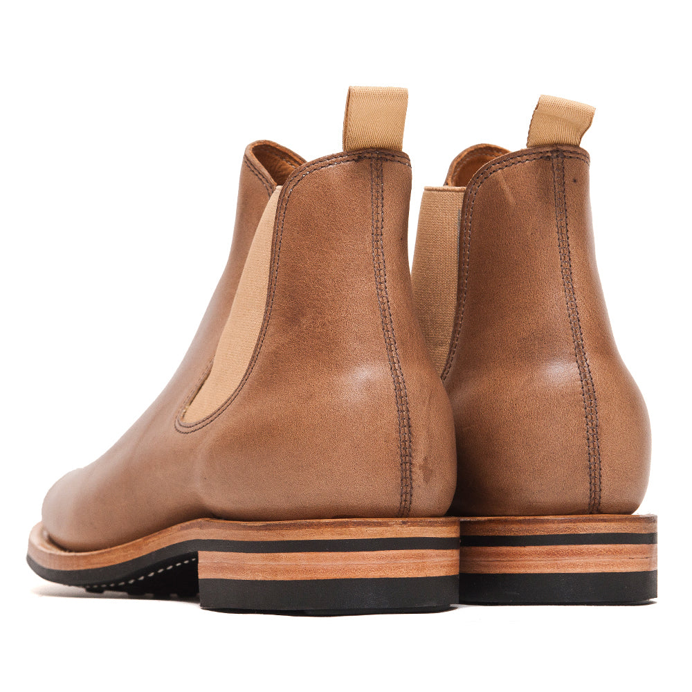 Viberg Natural Chromexcel Chelsea Boot