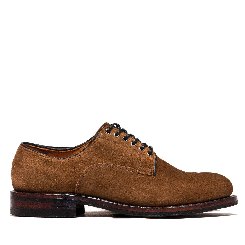 Viberg Snuff Suede Derby Shoe