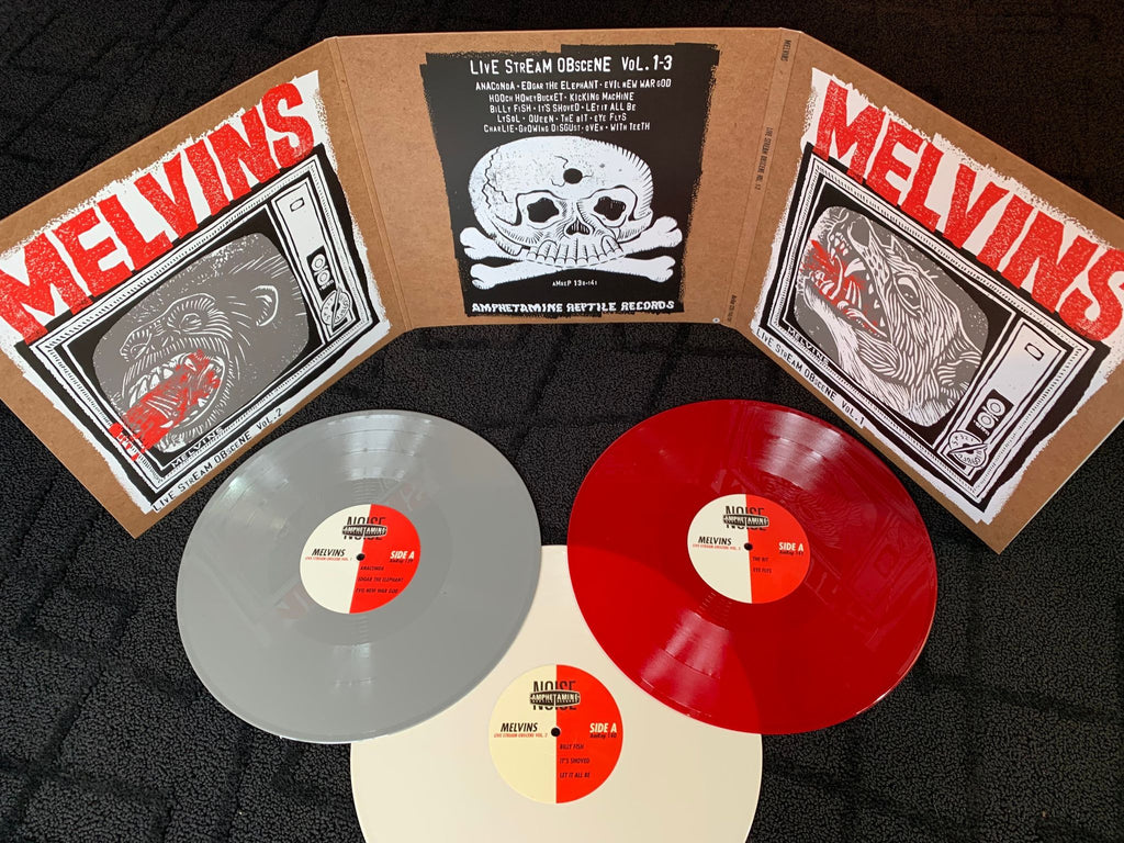 MELVINS: LIVE OBSCENE V.1-3 LP SET COLOR EDITION* – SHOXOP