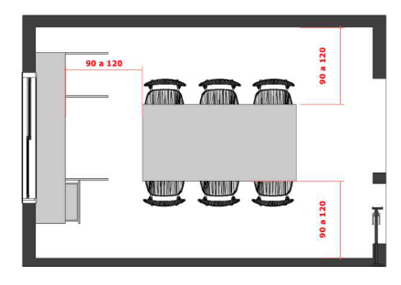 Layout de Sala de Jantar - ArqExpress