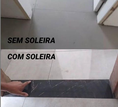 Pisos com e sem soleira