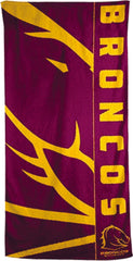 Brisbane Broncos NRL Beach Towel
