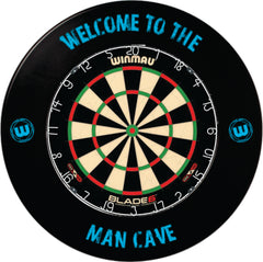 Winmau Blade 6 Dartboard Set with Mancave Surround