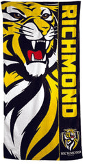 Richmond Tigers AFL Beach Towel